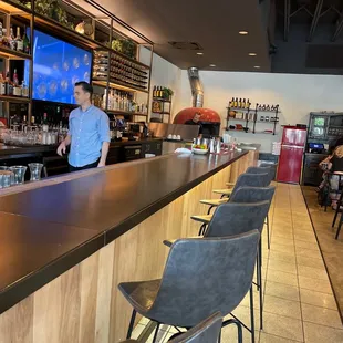 Bar area - early evening.