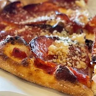 Pepperoni pizza Osteria style.  Good stuff.