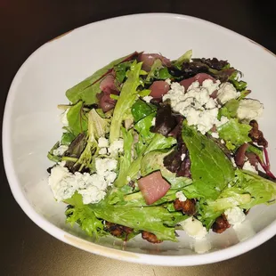 Chianti Poached Pear Salad