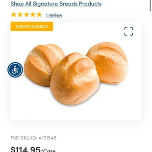 Bread included in the &quot;bread service&quot;