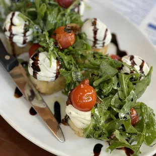 a plate of appetizers