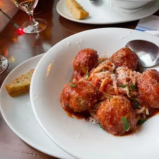 Spaghetti with Rago's Meatballs