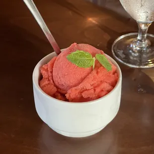 Strawberry sherbet $6.99