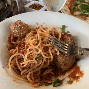 Spaghetti and Meatballs