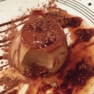 hazelnut flan