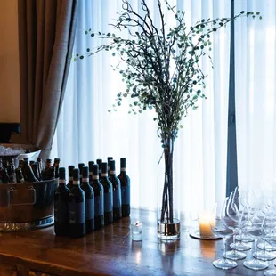 Drink table at our wedding (provided)