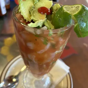 Medium shrimp cocktail (very slim and small.)