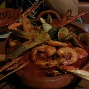 Seafood stew for two