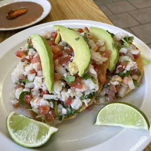 Ceviche tostadas