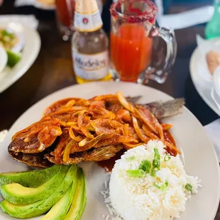 a plate of food