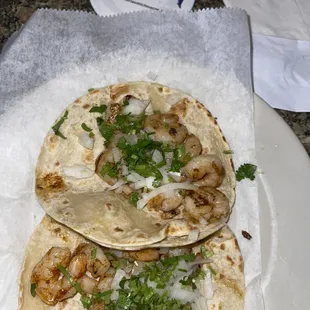 Shrimp tacos