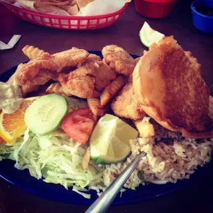 Fried catfish :) good for two meals!