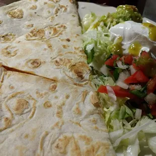 Super Shrimp Quesadilla