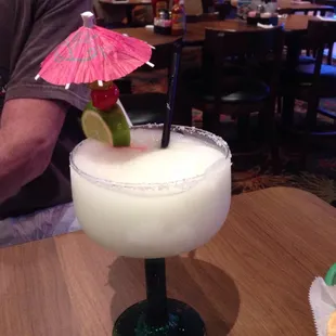 House margarita - kind of girlie for man and sweet.