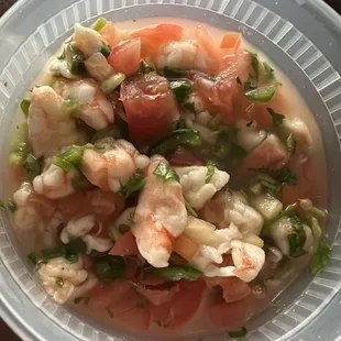 Shrimp ceviche
