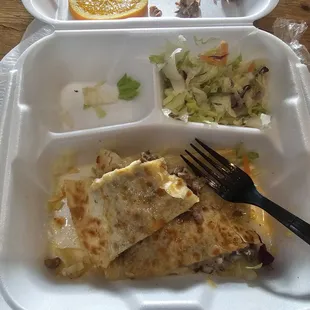 Sad excuse for a Quesadilla!!