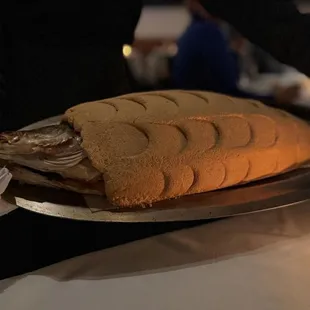 Salt Crusted Branzino