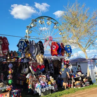 Some tents and stuff.