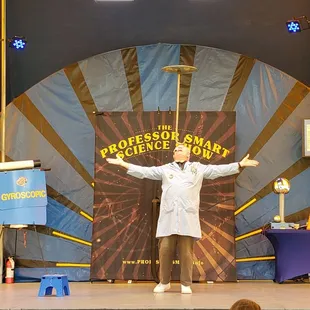 Professor Smart on the Family Fun Stagw