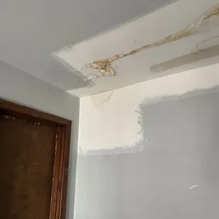 Water leak upstairs at OSULIVE apartment