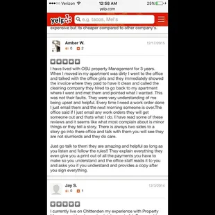 the false review written by one of the secretaries