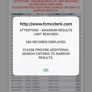 what shows up when you do a CASE search on him. he has been to court 250+ times for mistreating his tenants