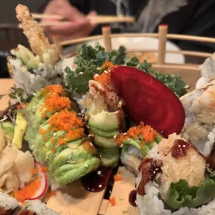 Lobster dragon roll