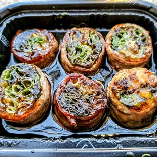 Beef Negimaki. $9.95