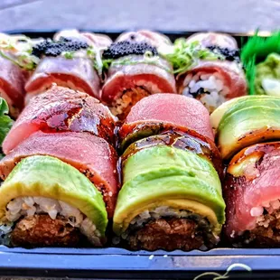 Crazy Tuna and Torch Rolls.