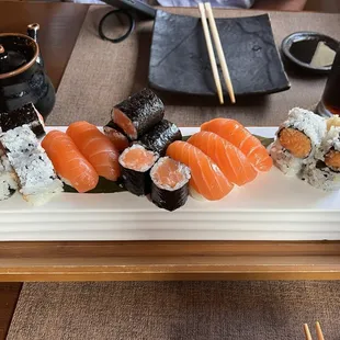 food, sushi, sushi and sashimi, sashimi