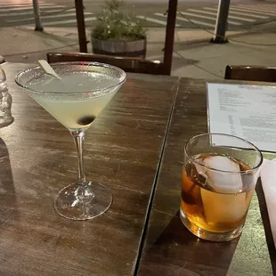 Spicy Old Fashioned and The Last Word