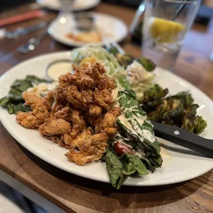 Brussel Sprout Salad is a hearty, yet delicious menu item.