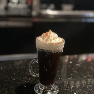 Spanish coffee for dessert