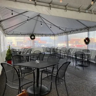 Outdoor seating during Covid