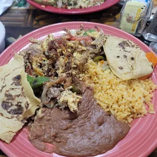 Machaca and  Huevos Con Nopales