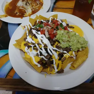 Steak nacho