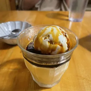 Custard ice cream dessert amazing
