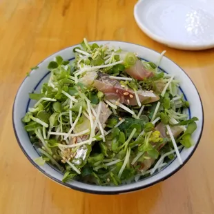 Petite size Spanish mackerel bowl