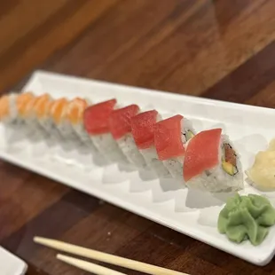 sushi, sushi and sashimi, sashimi, food