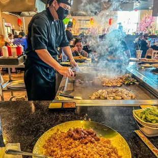 paella, interior