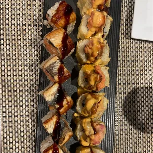 Otani and black dragon roll