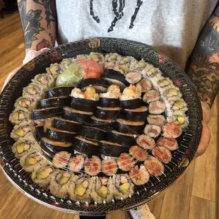Easter Sushi tray