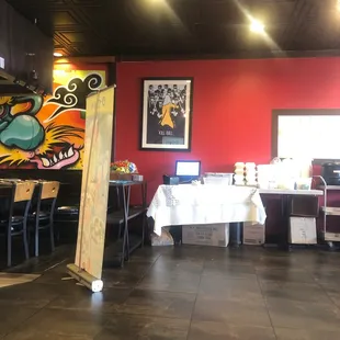 Hibachi side of restaurant