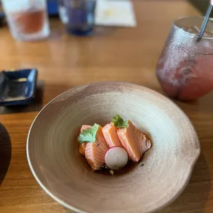 Otaru Course- Salmon Tataki