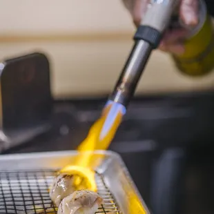 drink, fish and chips