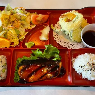 Salmon Teriyaki Lunch Bento Special