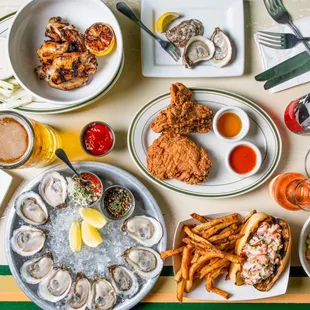 oysters, mussels, food, oysters and mussels, shellfish