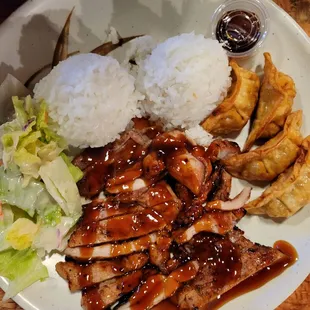 Chicken &amp; Gyoza Combo