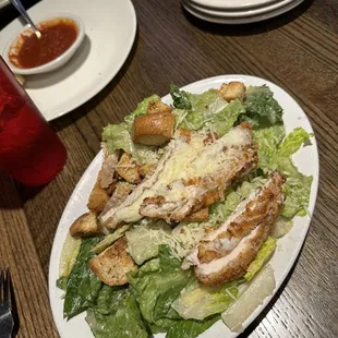 Sly's Parmigiana Chicken Caesar Salad