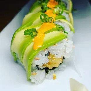 Shrimp Tempura + Blue Crab + Avocado Roll